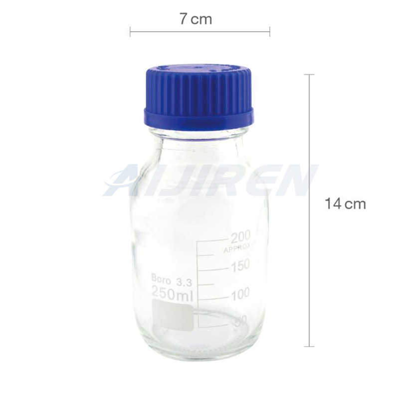 Medicine Pill clear reagent bottle